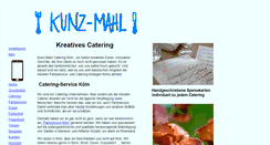 Desktop Screenshot of kunz-mahl.de