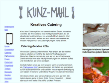Tablet Screenshot of kunz-mahl.de